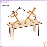/LO/ Set of 2 Bamboo Man Battle Toys with Weapon Accessories – Rope-controlled Wooden Action Figures