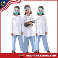 Kids Dentist Costume –White Lab Coat Role Play Outfit for Career Day, Stage Performance & Halloween