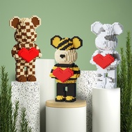 Lego Bearbrick Lego Kaws 32cm 3D nano Puzzle Toy For Baby