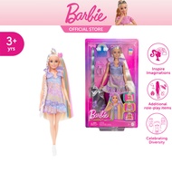 Barbie Fun & Fancy Doll & Accessories Blonde Fashion with Extra-Long Hair บาร์บี้ ฟัน&แฟนซี ตุ๊กตาผม
