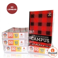 EXD 1 PCS Campus 50-Sheet School Notebook Campus Notebook/ 50 Sheets