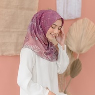 AZHA SERIES SIXTIA SCARF HIJAB VOAL ULTRAFINE LASERCUT SQUARE