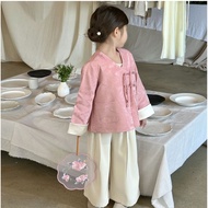 Spring New Products New Chinese Retro Cheongsam Top Baby Button Cheongsam Jacket