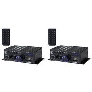 2X Ak380 800W 12V Power Amplifier Bluetooth Stereo Home Car BASS Audio Amp Music Player Car Speaker Class D FM USB/SD
