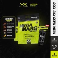 Vitaxtrong Mega Mass Pro 1350 (1.3KG/3lbs) | Mass Gainer Protein Powder with 38 Vitamins, Minerals &
