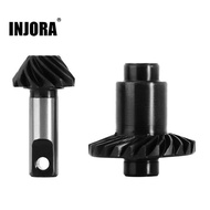 INJORA 2 F0 Steel Alloy Overdrive Underdrive Helical Axle Gear Set For 1/18 RC Crawler Car Trx4m T