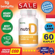 NUVITA NUTRI D3 1000 IU VITAMIN D 1000IU MENINGKATKAN SISTEM IMUNITAS TUBUH TULANG GIGI 60 KAPLET