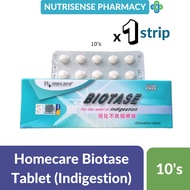 Homecare Biotase Tablet 10's