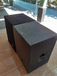 box speaker 18 inch sepasang bahan kayu tebal