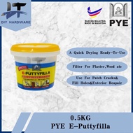 0.5KG PYE E-Puttyfilla Cellulose Filler / Wall Filler