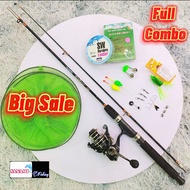 Bộ Cần Câu Đặc 2 Khúc Shimano và máy AC full Kim Loại BCC02 - Sanami Fishing