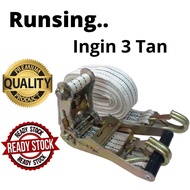 Fast Selling..Tali Lori.Belt Pengikat 3 Tan-belt tiedown--belt pengikat barang motor-belt pengikat b