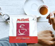Caffe Musetti 15 pcs Easy Serve Espresso (ESE) pods Cremissimo 44 mm 80% Arabica Coffee Pods