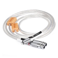 HIFI 7N Female Cable HIFI Interconnect Audio Signal Cable CD Amplifier Balanced Cable