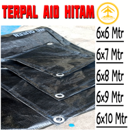 Terpal Hitam tebal. 6x6 6x7 6x8 6x9 6x10 Meter