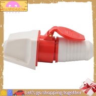[jellyfishleaf]16 Amp 5 pin Plug & Socket Weatherproof IP44 3 Phase 380-415v 3P + N + Earth 16A