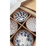 Set of 4 colorful Honeycomb Cups