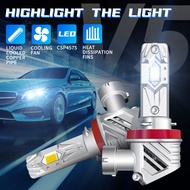 Direct Plug 110W High Power Copper Tube Car LED Headlight H11 Fog Light HB3 High Beam HB4 Low Beam 9