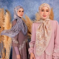 BAWAL HANAMI BIDANG 50 & 45 DELAYLA HANAMI HIJAB Tudung Bawal Hanami Cotton Voile Wangi