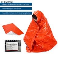 [CCSS]☃Emergency Sleeping Bag Waterproof Portable Thermal Blanket Lightweight Outdoor Camping Backpa
