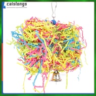 Parrot Chewing Toy Small Bird Toys Tearing Paper Parakeet Flying Foraging Shredder  caislongs