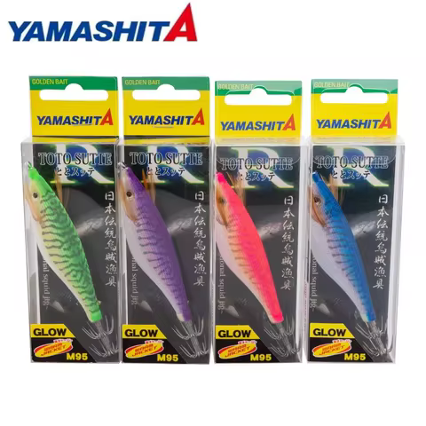 Japan YAMASHITA New TOTO SUTTE R Wide Belly Balanced Shrimp Super Bright Glow-in-the-Dark Wood Shrim