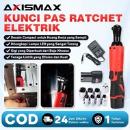 500N/M Electric Ratchet Wrench, with LED Light and Smart Electrical Tool Socket Wrench (10mm, 11mm, 