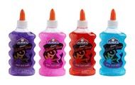 Elmers Liquid Glitter Glue Washable Assorted Colors 6 Ounces Each Great For Making Slime