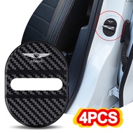 4pcs Car Styling Auto Protect Door Lock Cover Stickers Accessories Case For Genesis Coupe EQ900 G70 