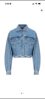 Versace Jeans Couture crop denim jacket