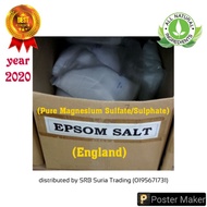 500g/1kg PURE Epsom Salt/Magnesium Sulfate (England) for bath &amp; teraphy