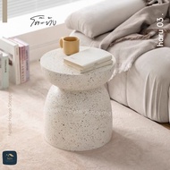 โต๊ะข้าง haru03 สไตล์นอร์ดิก กันน้ำ และทนความร้อนได้ดี