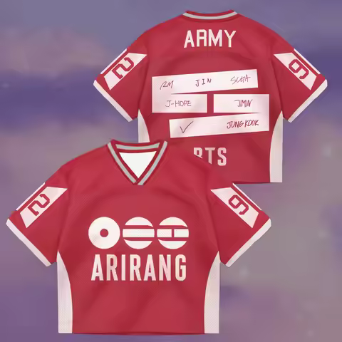 BTS Arirang World Tour 3D Printed Fans Jersey Men Summer Sports Outdoors T-shirt Breathable Quick Dr