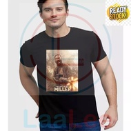 LL  -  New Look Poster in Captain Miller  Movie Dhanush in T-shirt