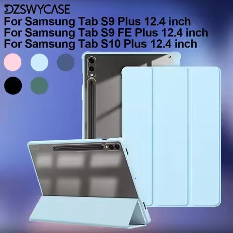 Case for Samsung Galaxy Tab S10 Plus 12.4 Inch 2024 & Galaxy Tab S9 FE Plus S9 Plus 12.4 2023, Cover
