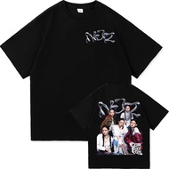 NJZ NWJNS T Shirt Fesyen Lelaki/Wanita Estetik Grafik Kasual T-Shirt Uniseks Berkualiti Tinggi Kemej