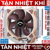 CPU air cooler 4P1F 4 Copper Pipes 1 Fan 12cm No Led Mounting Base Type Full Socket LGA2011-115X-120