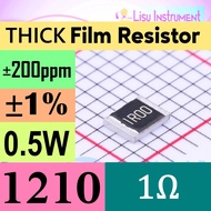 1R 1210 (3225 metric) ±1% Thick Film Resistors SMD Chip Resistor 1Ω 1R00
