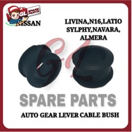 GEAR LEVER CABLE BUSH (AUTO) NISSAN LIVINA LATIO SYLPHY NAVARA ALMERA SHIFT CABLE BUSH