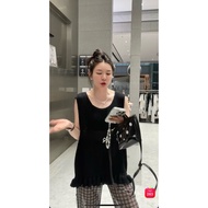 [genies Elf] In Stock Style Knitted Vest Black 7