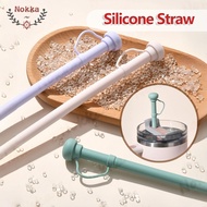 【SG】Silicone Straw Replacement for Stanley Cup Reusable Stanley Straw With Cap 30cm Length Can Be Cu