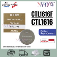 PANASONIC CTL1616 CTL1616F Solar Rechargeable Battery For Casio G-shock Casio Protrek powered wavece