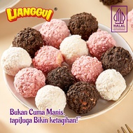 [HALAL] Lianggui Crisp CHOCO COCONUT/ STRAWBERRY/ CHOCO &amp; MILK BURSTLURRY Crispy &amp; SWEET Wafer Round Salut Chocolate Cones Chocolates Flavor Wafer Roll Ice Cream Lianggui Ice Cones Wafer Oatmeal Crispy Taste Original &amp; Chocolate Flavor