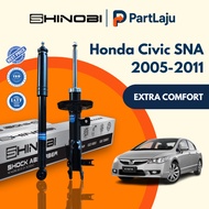 E-Shinobi Honda Civic SNA (FD) FD1 1.8 FD2 2.0 FD3 1.3 2005-2011 Front & Rear Gas Absorber