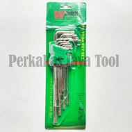 Woirx Tool Star L Key 1 Set 9 pcs Star Hex Key 9 pcs Long Star L Key