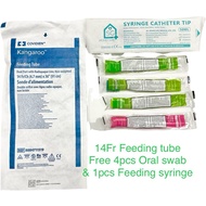 Kangaroo 12FR or 14FR feeding tube