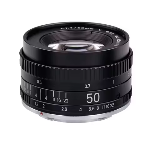 Lens 50mm F1.7 Metal Large Aperture Standard Prime Full Frame Portrait Manual Focus Lens for Canon E