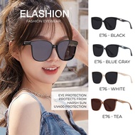 ELASHION Unisex Sunglasses – Full UV400 Eye Protection, Durable & Stylish TR90 Material - E76