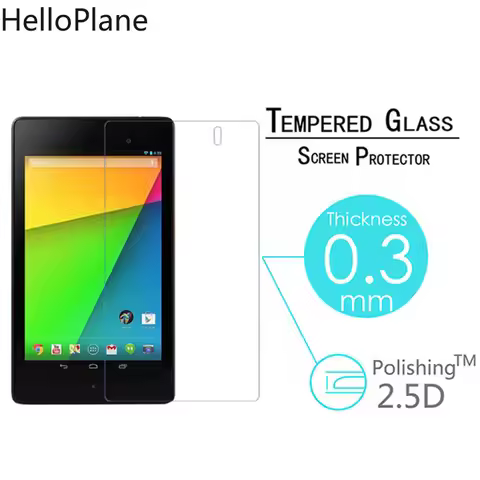Tempered Glass Screen Protector For ASUS Google Nexus 7 1st 2nd 2 Gen I II One Two 2012 2013 7" Nexu