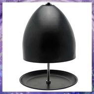 (GPBS) Tea Light Oven for Heating Tea Light Candle Heater Metal Black Tea Light Candle Room Heater f